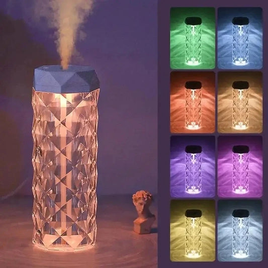1000 ML USB Essential Oil Diffuser with 7-Color Light Cool Mist Humidifier