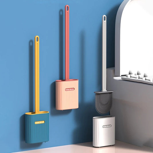 Wall Mounted Silicone Toilet Brush