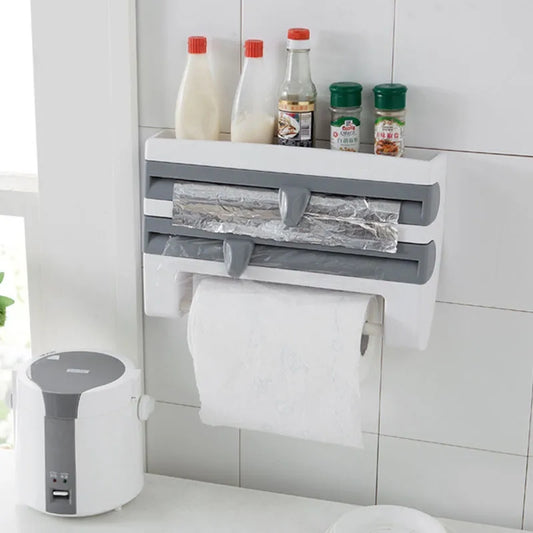 4 In 1 Wall Mounted Tissue Holder