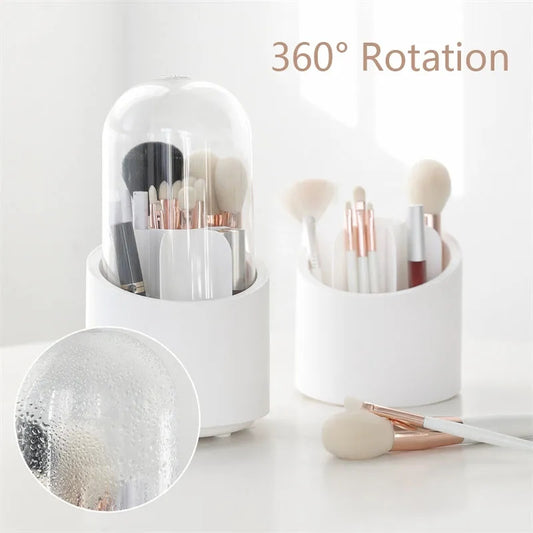 Rotatable makeup Brush Storage Box