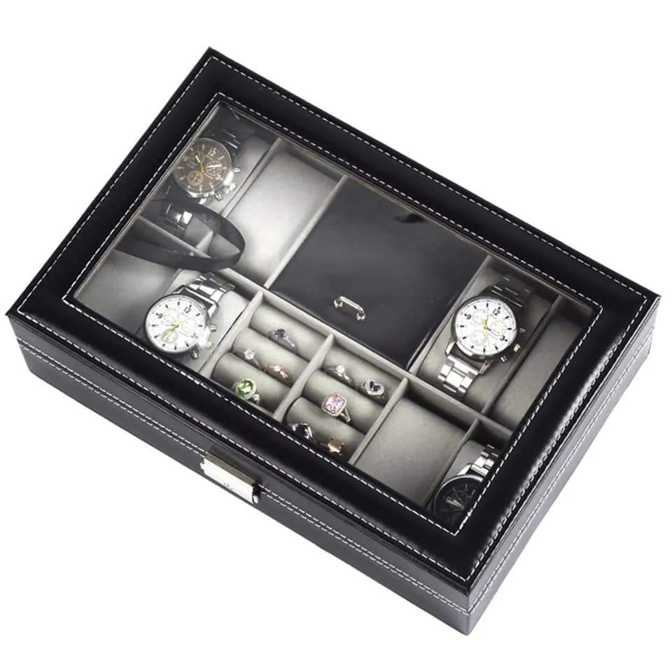 8 Slot Watch+Ring Organizer Box
